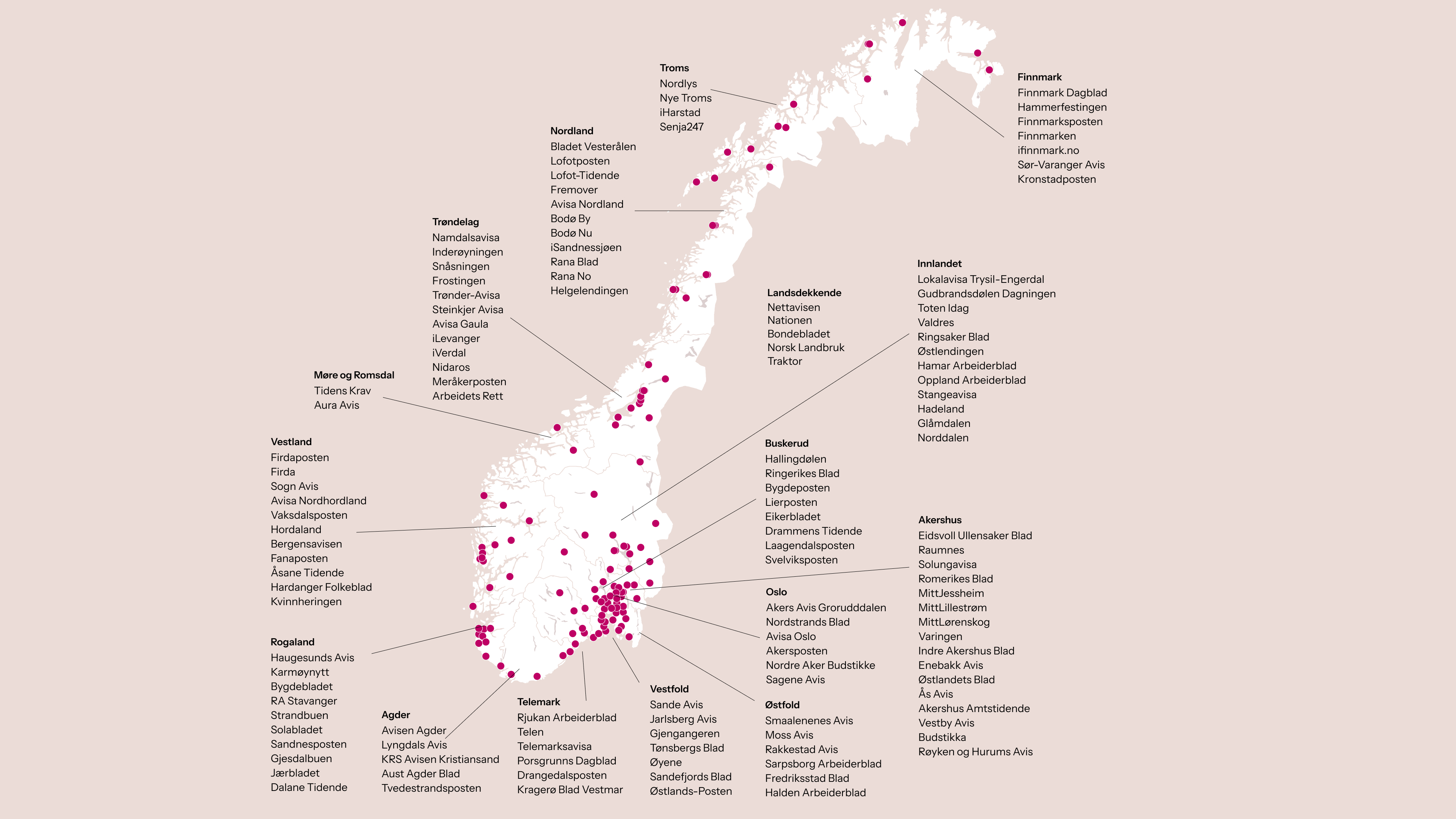 Amedia Annonse - kart dekning - 16-9 - oppdatert 2025-09-30