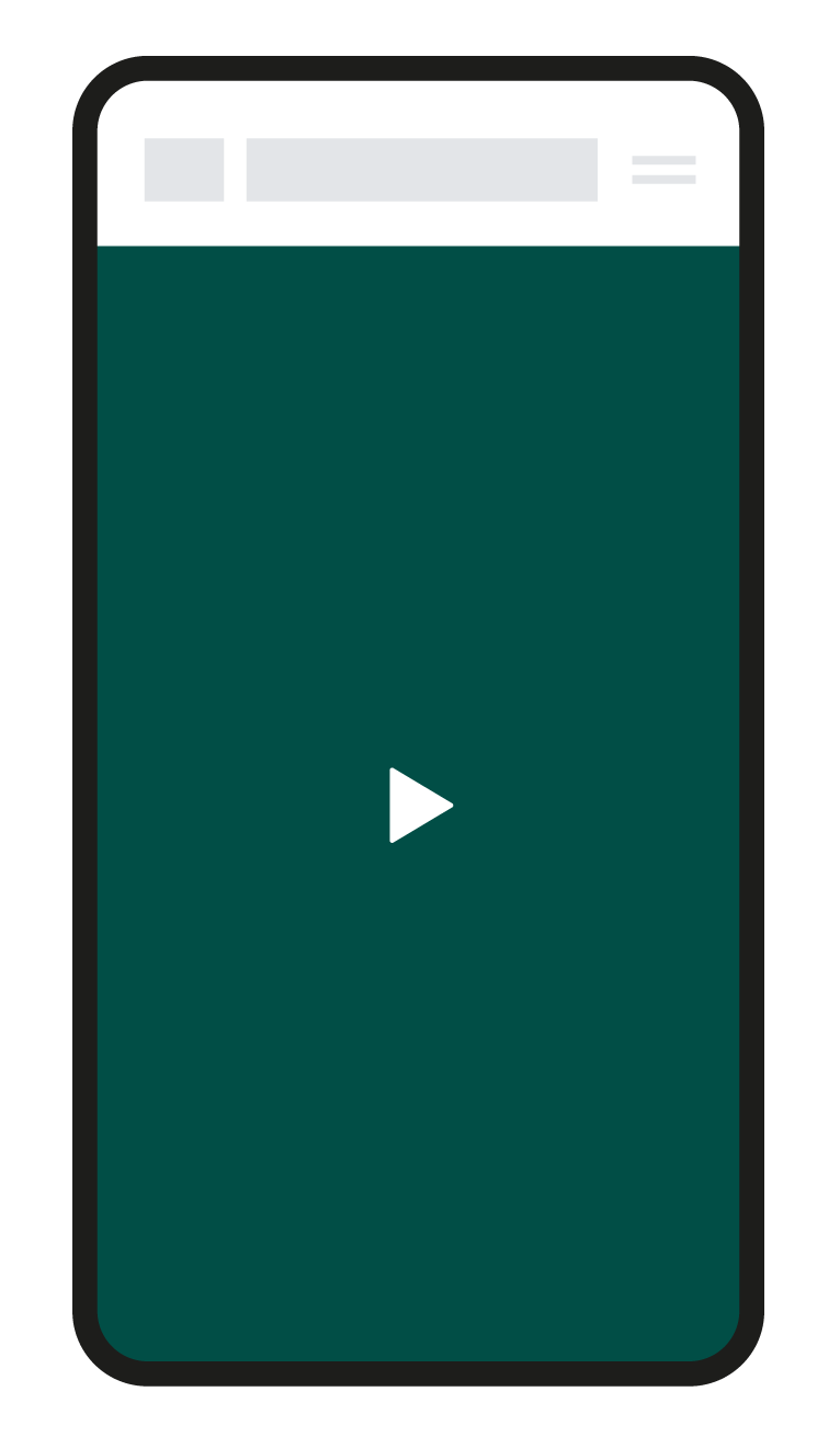 Videoformatbilde-instream-preroll-mobil-enkel