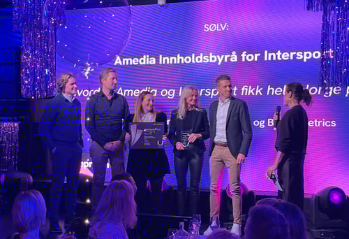 Amedia Innholdsbyrå tok sølv i Medieprisen 2025