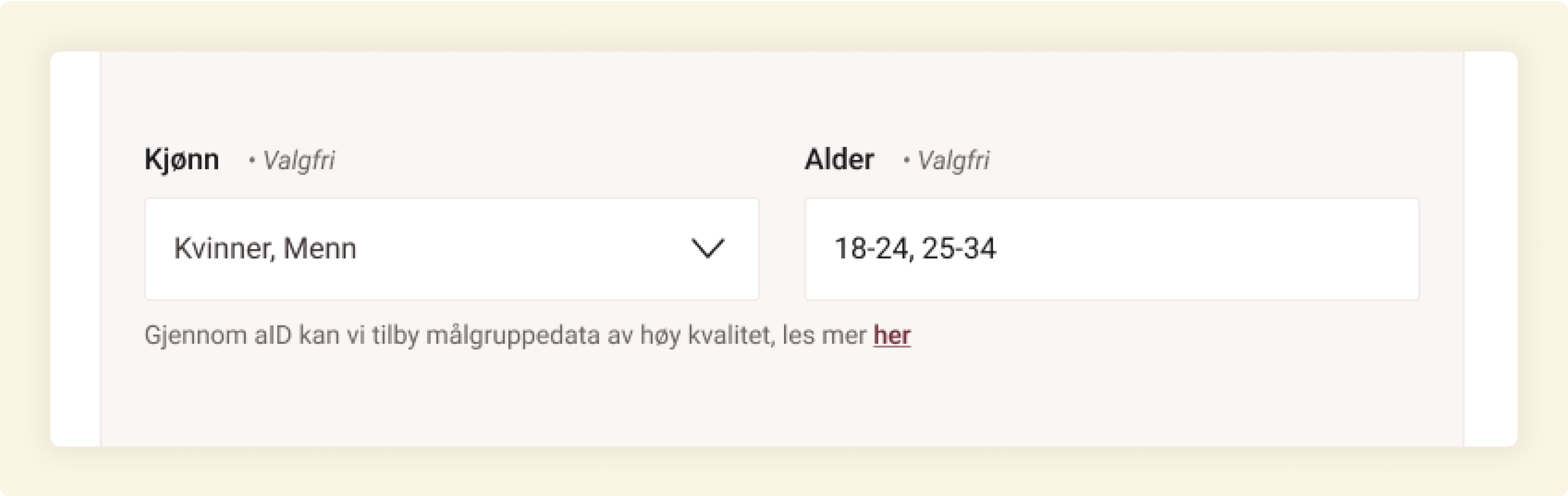 Vise - Amedia Annonseplattform