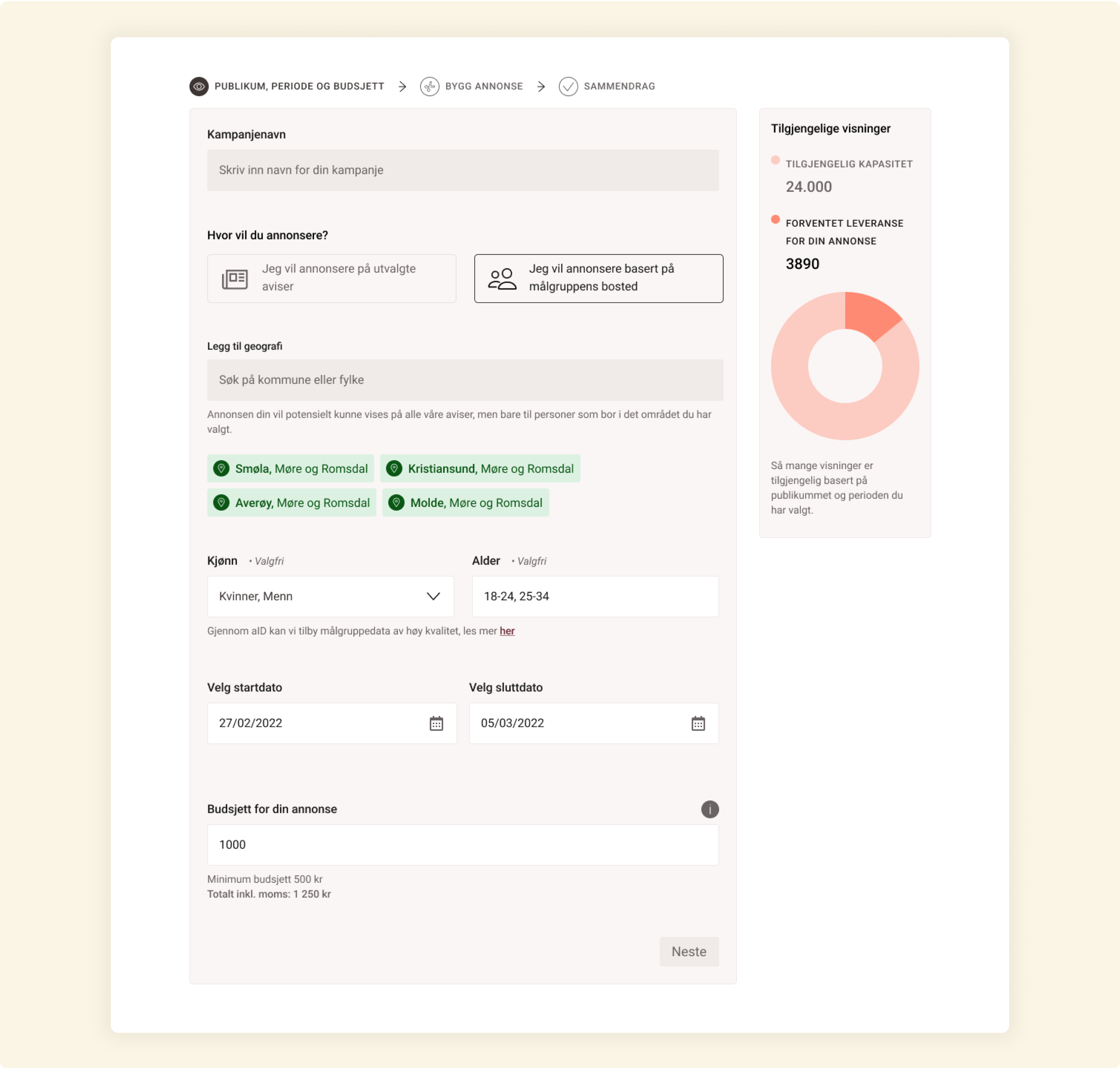 Vise - Amedia Annonseplattform